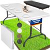 KESSER® Tavolo da buffet Tavolo pieghevole in plastica, 183x76 cm tavolo da campeggio tavolo per feste, tavolo da giardino, terrazza e balcone, per 8 persone inclusa maniglia per il trasporto
