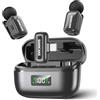 SONICAKE 2 Mini Microfono Wireless Lavalier per iPhone/Android