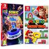SEGA Sonic Racing: CrossWorlds, Nintendo Switch + Mario vs. Donkey Kong-Videogioco Nintendo - Ed. Italiana - Versione su scheda