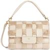 Braccialini Borsa Donna Firmata Icons a Spalla in Eco-Pelliccia