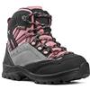 Alpina Scarpe da trekking per ragazze in rosa/grigio con suola antiscivolo