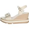 Keys - Sandali Con Zeppa Beige art.K-9650 BEIGE 39