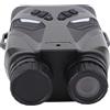 Plyisty Binocolo Digitale con Fotocamera, Videocamera 4K QHD 48MP Schermo a Colori da 3 Pollici Zoom 8X per Birdwatching, con Foro per Vite da 1/4 di Pollice IP65 Resistente alla Pioggia (Brown)
