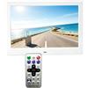 Generic Cornice Digitale 10.1 Pollici HD 1024x600, Cornice Elettronica con AccensioneSpegnimento Auto, Sveglia Calendario, Lettore MP3 MP4, USB SD