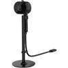 Linhexis Webcam 1080P per Switch 2, grandangolare, HD, ABS, nero