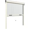 Zanzanet - Zanzariera a Molla Universale da 42 mm 140x180 cm in Kit Fai da Te - Riducibile e Regolabile a misura per Finestre Struttura in alluminio 9 colori e diverse misure con accessorio Freno