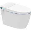 Generic Smart WC con rilevamento automatico, sciacquone, riscaldamento sedile, asciugatura ad aria calda e luce notturna per bagni moderni