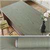 VEELIKE Carta da Parati Effetto Legno Verde Vintage Carta Adesiva per Mobili Legno Verde 40 cm x 300 cm Pellicola Adesiva per Mobili Camera da Letto Cucina Armadio Tavolo Rimovibile Impermeabile