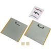 Taskar Kit piatto da appendere per quadri autoadesivo, per arte, pannelli, specchi, 100 x 100 mm