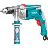 TOTAL - Trapano a percussione con potenza di 1010 W | Mandrino manuale con capacità fino a 13 mm | Velocità variabile 2800 giri/min | Avanzamento e ritorno