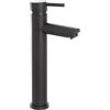 Inbagno Miscelatore lavabo alto nero opaco con piletta click clack | York