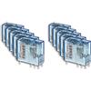 Finder 405190120000PAC - Relé circuito stampato 1RT 10 A 12 Vdc Agni passo 5 mm
