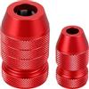 HWTONG Stop di Profondità Trapano, Regolabile Anelli per Punte Trapano, La Gamma di Dimensioni della Punta del Trapano È 2-5 mm 6-11 mm, per Utensili per la Lavorazione del Legno, Utensili Manuali (rosso)