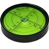 Generic 60 x 12 mm con magnete ad alta precisione orizzontale Bubble Custodia in alluminio Bullseye Spirit Bubble Livello superficiale Inclinometri rotondi , precisione 15 '/2, (senza magnete)