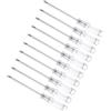 CoCud Cacciavite a Taglio Mini, Dimensione 3,0mm Lunghezza 115mm, Cacciaviti a Testa Piatta Acciaio al Carbonio con Manico Antiscivolo per Occhiali, Orologi o Laptop, 10pz