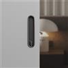 Hoconnie Serratura Invisibile per Porte a Scomparsa Maniglia per Porta Tascabile da Incasso Serratura e Tirante per Porte Scorrevoli 154mm (Nero)