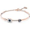 Swarovski Bracciale rigido Symbolica, Evil eye, Blu, Mix di finiture