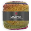 PRO LANA Diamante 150 g 95 - verde/giallo/rosso vinaccia