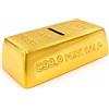 Dekohelden24 Salvadanaio a Forma di Lingotto d'Oro, Salvadanaio in Ceramica per Bambini e Adulti, Regalo per Risparmio, Colore Oro