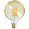 Xanlite - RFDE1521B125A - Lampadina a filamento LED Deco vetro ambrato G125, attacco E27, 1521 lumen, conso. 15 W (equivalenza 100 W), 1800 Kelvin - luce bianca calda