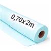 OFITURIA Papel Kraft Azzurro Pastello - Rollo 0,70x2m - 6 Rotoli - Carta da pacchi e carta da regalo, carta da imballaggio per spedizioni e fai-da-te, resistente e facile da tagliare