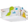 Dalber Plafoniera per bambini Dinos, dinosauri e animali, 73456M, E27-2 x 15W