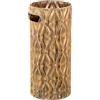 DRW Portaombrelli rotondo in metallo dorato 20 x 20 x 45 cm