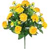 Flair Flower Bouquet di chiodi di garofano artificiale, 42 cm, bouquet di fiori artificiali, fiori di seta, fiori artificiali, bouquet, centrotavola, matrimonio, casa, decorazione da tavolo
