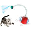 NEOVSUNY Giochi per Gatti, Palla Giocattolo Elettrica, Palla Magica per Cani, Giocattolo Interattivo per Cani, Gatti in Casa Intelligente Rotolante Automatica Cat Toy Ball Con 3 Modalità