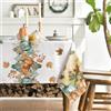 Artoid Mode Tovaglia Autunnale Acquerello Foglie d'Acero Zucche 140x180 cm | Stagionale Fall Biancheria da Tavola Antimacchia Decorativa per Cucina e Feste
