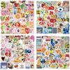 Rainway 200 Pezzi Adesivi Vintage Frutta, Adesivi Impermeabili con Estetica Retrò, Adesivi per Scrapbooking e Journaling, Adesivi per Cucina per Bottiglie, Valigie, Quaderni e Album