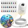 JIABAOZ Proiettore di Luce Notturna HD Smart Dynamic 5D, Proiettore Cielo Stellato HD Plug&Play, Luminosità Regolabile 360°, Ideale Camere, Meditazione, Home Theater (24 Films)