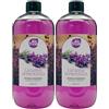 FEI FAN 2x Ricarica Per Diffusore a Bastoncini, Disponibile In Diverse Fragranze Corpose Ed Avvolgenti. Ideale Per Profumare Tutti Gli Ambienti 500ml (LAVANDA DI PROVENZA)