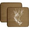 UWOBTN 1/2/4 Piezas Copri Cuscino Divano Esterni Impermeabile, Fodere per Seduta Patio con Cerniera Rimovibili Copriseduta per Interni ed Esterni, Patio, Giardino Mobili in Rattan(A11,50x55x10cm(2pcs))