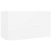 vidaXL Mobile Lavabo Bianco 80x38,5x45 cm in Legno Multistrato