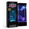 JINX LUMINOUS JELLYFISH Lampada a LED da 35,6 cm a forma di medusa. Jinx Luminous Jellyfish | Lampada d'atmosfera per acquario alimentata tramite USB con LED che cambiano colore