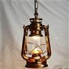 GRAWIT Lampadario a cherosene retrò Lampadario a lanterna antica industriale retrò Lanterna a cavallo Illuminazione a soffitto Lampadario decorativo a lanterna in ferro rustico antico E27 Loft Ristorante