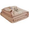 Yekuhe Primaverile Estivo Copriletto Trapuntino Cotone Per Letto Per Singolo/ Matrimoniale/Una Piazza e Mezza Morbida Coperta Leggera Trapunta Estiva Morbido E Confortevole(Color 5,200x230cm/only 1 Quilt)