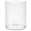 KORAT - Vaso in Vetro Trasparente Cilindrico per Fiori Portacandela Centro Tavola Decorazione Matrimonio - Design Moderno Elegante - Diametro 12 cm Altezza 20 Cm (12x12x20 Cm)