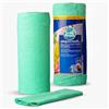 DETERMONDO Panni Microfribra 30 Pezzi per Rotolo Panni Microfibra Strappabile Riutilizzabile Senza Pelucchi 30x30 cm Per Auto,Casa e Cucina (Verde Acqua)