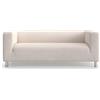 MASTERS OF COVERS Klippan - Copridivano di ricambio per Ikea Klippan 2 posti, copridivano Loveseat, 180 x 85 x 58 cm (crema, cord)