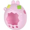 Generico Adatto per Tamagotchi Paradiso cassa del PC di cristallo，Rosa | Cover trasparente glitterata a copertura totale con coperchio apribile, resistente alle cadute e ai graffi