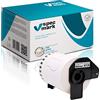 specmark 1 rotolo di etichette singole compatibili con Brother DK-22243 102 mm x 30,48 m per tutte le stampanti di etichette QL QL-570 QL-700 QL-800