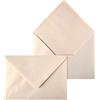 Netuno 20 buste Rosa pallido-oro perlato B6 12,5x17,5 cm eleganti e moderne | 120g · carta pregiata perlescente per matrimonio, Natale, anniversario, inviti, partecipazioni, cartoline, biglietti e auguri