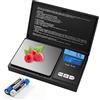 JOPHEK Bilancia di Precisione, Portatile Bilance per Gioielli con Display LCD Bilancia da Cucina Bilancia Ultraleggero Mini Bilancia Milligrammo Precisione Digitale Scale (500G/0,01G)