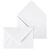 Netuno 20 buste lettere Bianco B6 12,5x17,5 cm belle, raffinate ed eleganti | 120g · carta pregiata liscia per matrimonio, battesimo, comunione, inviti, partecipazioni, cartoline, biglietti e auguri