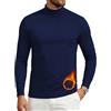PINSPARK Shirt Sportiva da Uomo, Dolcevita in Pile, t-Shirt Sportive, Maglietta Funzionale a Maniche Lunghe, Biancheria Intima da Sci, Maglietta Termica