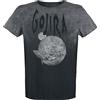 Gojira from Mars Reprise Uomo T-Shirt Grigio Scuro/Grigio 100% Cotone Regular