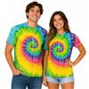 TICTEX Maglietta unisex Batik Hippie, 100% cotone, design unico, taglie S-5XL | Abbigliamento per festival, oltre 45 disegni tinti a mano, maglietta Batik, camicia hippie colorata, abbigliamento da donna e