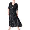 PANASIAM TieDy Kimono, black white, L